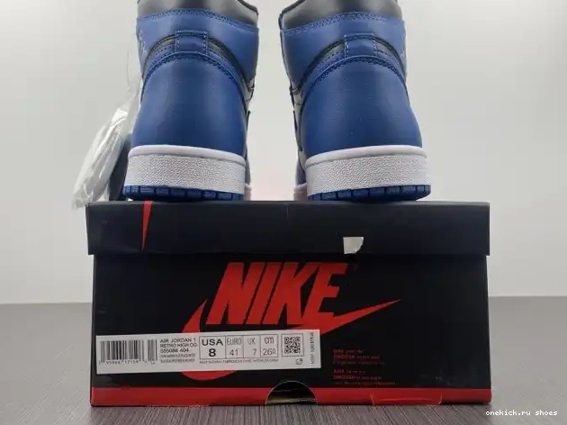 Rep Jordan 'Dark 555088-404 1 Retro Marina Air Blue' OG High 0324